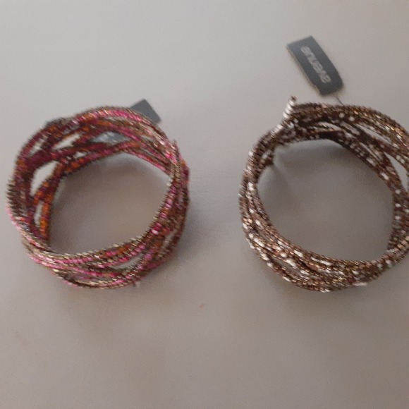 AVENUE 2 Seed Bead Cuff Bracelets Plus Size XL NWT - Picture 6 of 7